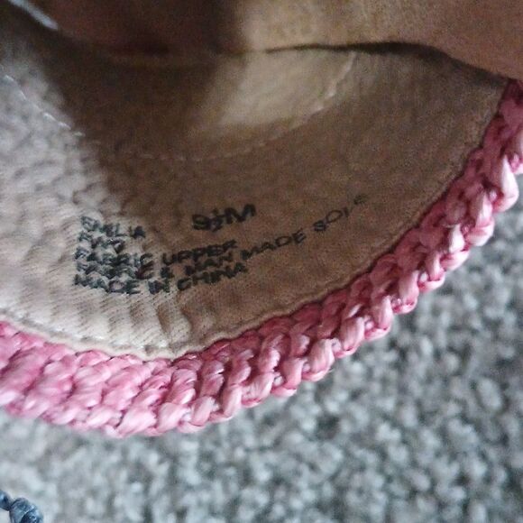 Mootsies Tootsies Emelia striped woven slides sandals Sz 8.5 EUC - Picture 7 of 7